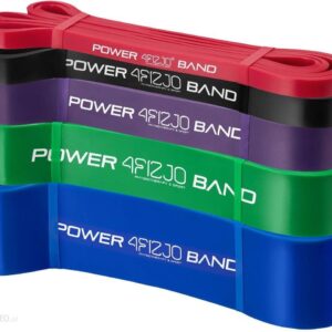 4Fizjo Power Band Zestaw 5 Gum Do Ćwiczeń