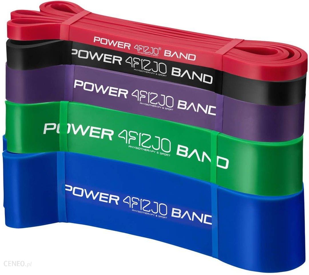 4Fizjo Power Band Zestaw 5 Gum Do Ćwiczeń