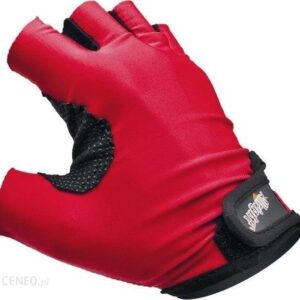 Allright Rękawiczki Kulturystyczne Lycra Sportowe Czerwone L As04039