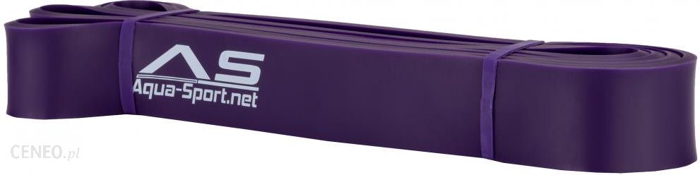 Aqua-Sport Guma Taśma Do Ćwiczeń Oporowe Podciągania Superband Purple Opór Gumy: 15 39Kg Szerokość 32Mm (AS2080)