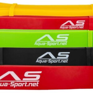Aqua Sport Zestaw 5 Gum Powerstrech Superband Wielokolorowy