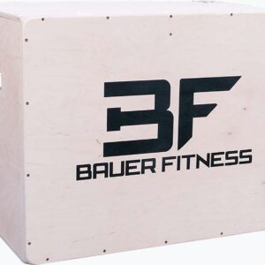 Bauer Fitness Skrzynia Drewniana Polyometryczna Fitnes Brązowa Cfa 160