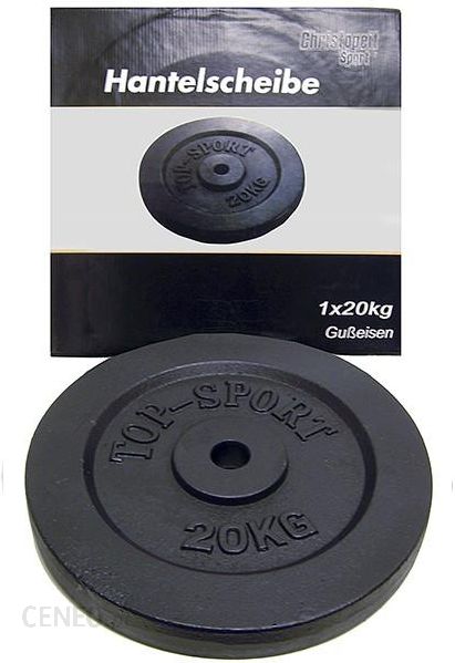 Christopeit Sport Talerz żeliwny 20kg 30 mm na gryf