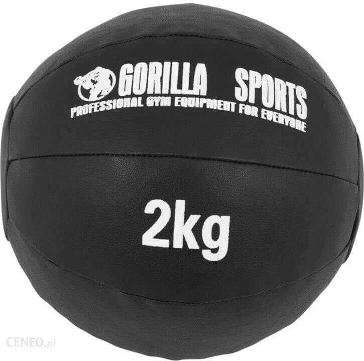 Gorilla Sports Piłka Lekarska Czarna 2Kg