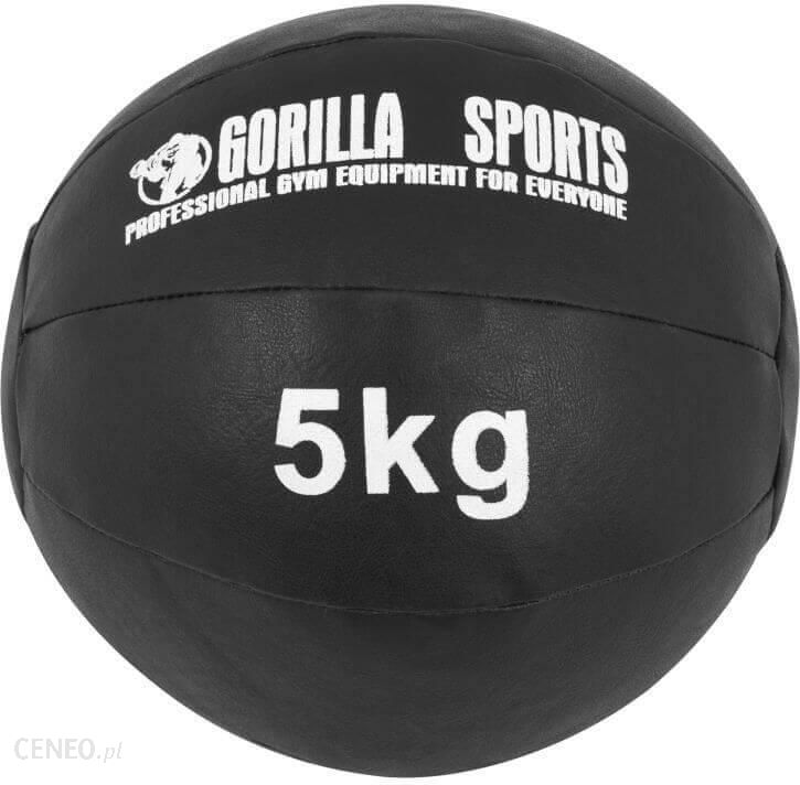 Gorilla Sports Piłka Lekarska Czarna 5Kg