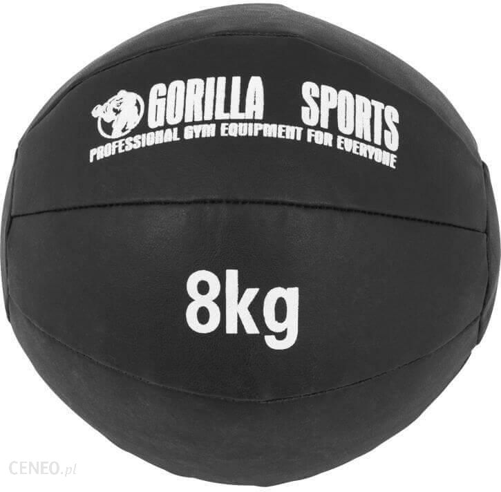 Gorilla Sports Piłka Lekarska Czarna 8Kg