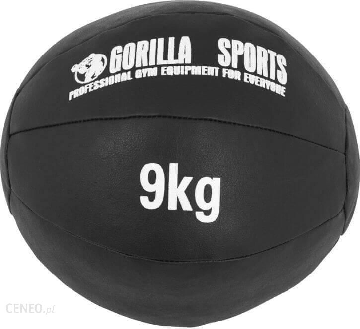 Gorilla Sports Piłka Lekarska Czarna 9Kg