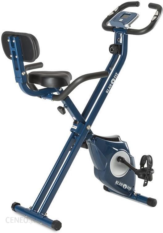 Klarfit Azura Pro X-Bike Do 100kg Miernik Tętna Składany 3kg Niebieski