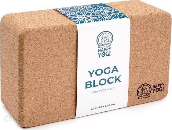 Kostka Do Jogi Happy Yogi Cork Yoga Block