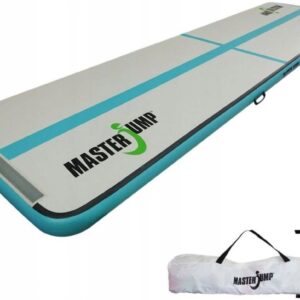 Master Airtrack Dmuchana Mata Gimnastyczna S-Pro 400 X 100 X 10 Cm Grey-Teal (MASB864SGREYTEAL)