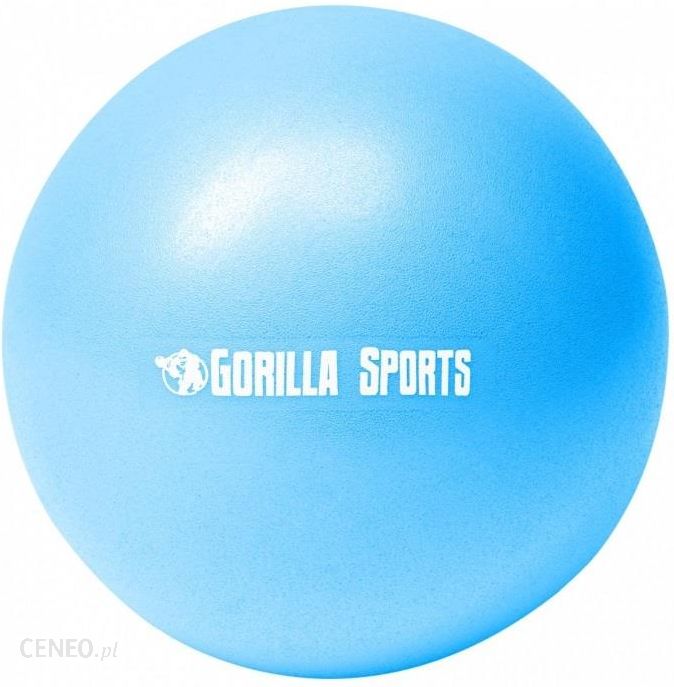 Mini piłka do Pilatesu 28 cm niebieska ze słomką do pompowania- różnorodność ćwiczeń!