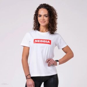 Nebbia Damski Biały T Shirt Basic