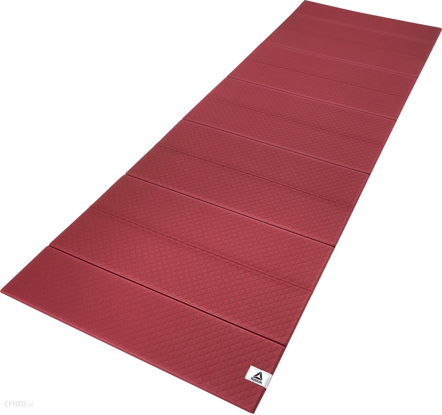 Reebok Mata Treningowa Do Yogi Folded Yoga Mat 6mm Czerwony