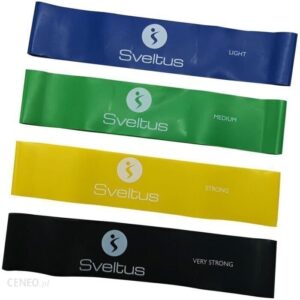 Sveltus Set Of 4 Aerobic Latex Bands Multi