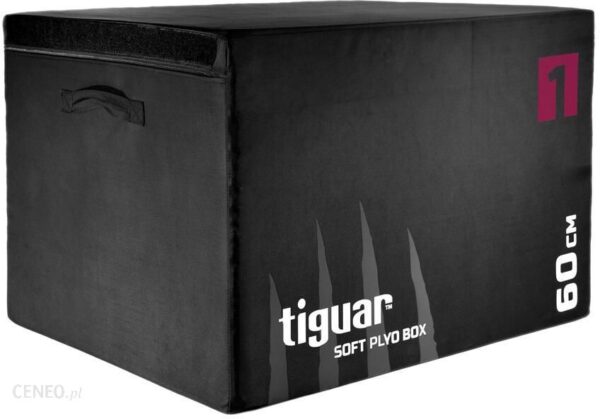 Tiguar Skrzynia Plyometryczna Plyo Soft Box 60cm Czarny