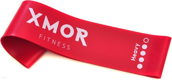 Xmor Fitness Guma Oporowa Mini Band Ciężka Xmor Czerwona