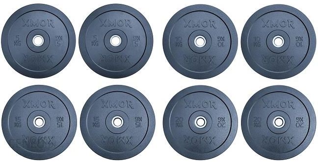Xmor Fitness Zestaw Obciążeń Doszt Angi 100Kg Bumper Plates 2.0